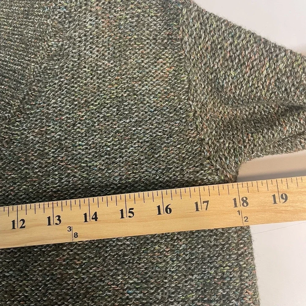 Old Navy Sweater Womens XS Goblincore Forest‎ Pullover Green Marled V-neck